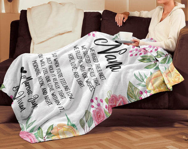 Gift for Nana  Poem Blanket